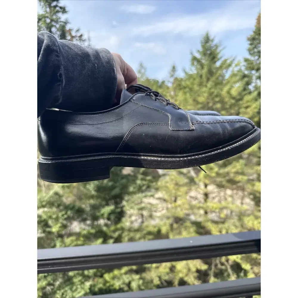 Allen Edmonds Hillcrest Shoes Oxford Lace Up Leather Black Men US 10 D 91517